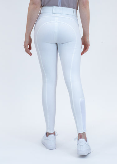 The Finley Full-Seat Breech in Classic White