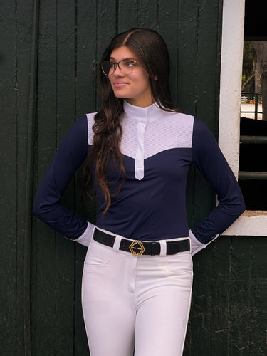 The Stella Technical Top in Navy